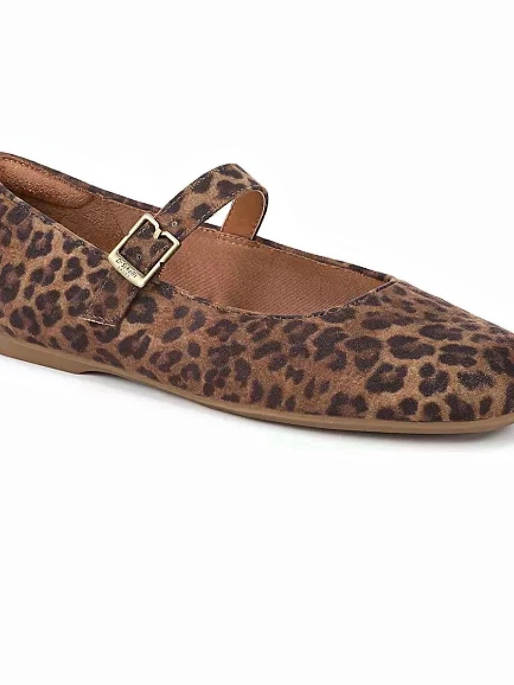 Dr. Scholl's Leopard Print Mary Jane Flats